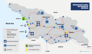 ლოგისტიკური ცენტრების განთავსების ლოკაციები და განვითარების პერსპექტივები