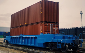 შუა დერეფნის ყაზახეთის სარკინიგზო ქსელზე ორიარუსიანი საკონტეინერო გადაზიდვების ტესტირებამ  წარმატებით გაიარა