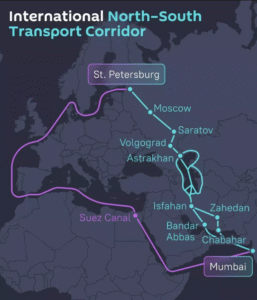 სანქციების პირობებში რუსეთმა ჩრდილოეთ – სამხრეთ დერეფნით საექსპორტო გადაზიდვების გაორმაგება შეძლო