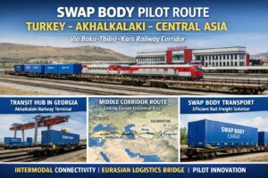 ევროპიდან ცენტრალურ აზიაში ახალქალაქის სარკინიგზო კვანძის გამოყენებით – საპილოტე ინოვაციური გადაზიდვის მარშრუტი ამოქმედდა